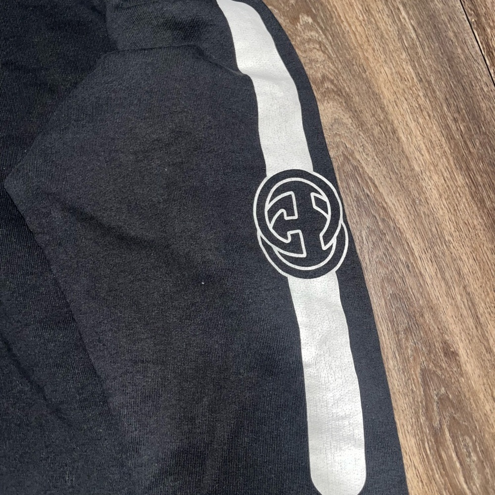 Gucci Print Half Zip Pullover Hoodie - Picture 3 of 8